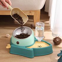 New Pet Bowl Slow Food Bowl Automatic Feeder Dog Bowl Dog Basin Feeder 15 Degrees Inclined Cat Bowl Cat Food Basin