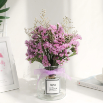 Forget-me-not dried flower bouquet hipster home furnishings