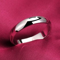 Zhou Shengsheng PT950 platinum couple diamond wedding ring for men and women 18K white gold ring can be lettered