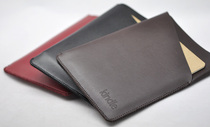 Amazon Kindle paperwhite3 4 499 starter leather case double-layer protective sleeve straight plug inner bag