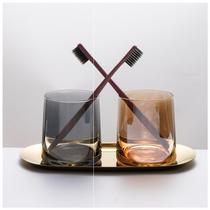 Toothbrush cup Hotel cup Tooth cup Simple couple brushing Household glass mouthwash cup set wash