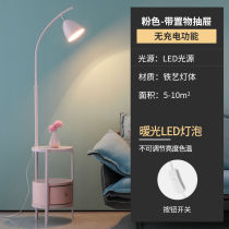 Suberge Net Red Floor Lamp Living Room Sofa Bedroom Bed Head Cabinet Nordic Pink Teenage Girl Room Tea Table