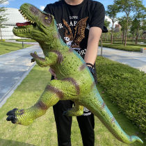 Oversized simulation soft glue dinosaur toys sound Tyrannosaurus Triceratops animal model boy childrens stall
