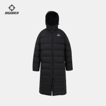 Approver 2021 new down clothes Mens medium long style Warm Windproof anti-chill Lianhood Thickened White Duck Suede Blouse