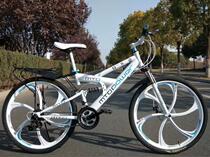 Giant suitable for mountain bikes men and women variable speed bicycles front and rear double shock absorption with rear seat can take people to adult mountain bikes