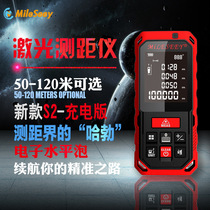 Factory Direct Sales New S2 handheld rechargeable laser rangefinder high precision infrared meter electronic laser ruler