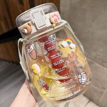 Big belly Cup pp material Net red high temperature resistant food grade 2021 explosive water cup fat women large capacity bucket Cup