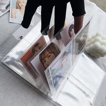 Four Palace grid card book loose-leaf chasing Star large capacity Star Card Album book three-inch album photo collection collection book