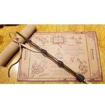 Parchment vintage leather room escape custom treasure map writing roll vow car certificate wine list contract