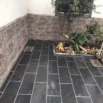 Garden floor tiles Natural bluestone board Villa garden outdoor non-slip antique stone Garden square paving stone