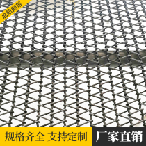  Manganese 13 sandblasting machine mesh belt shot blasting machine mesh belt high temperature resistant shot blasting cleaning machine rust removal and sand removal equipment mesh belt