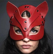 Nightclub Queen fan punk sexy adult party cat head mask Prom Princess Half Face eye mask hollow mask New