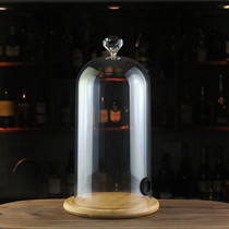 Molecular material Smoke cover Acrylic smoke cover Gun Glass cover Bamboo base Smoke cocktail molecular cover
