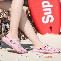 Baotou sandals women Summer deodorant women slippers sandals slippery slippers non-slip sandals women hole shoes seaside shoes
