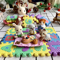 Dollhouse simulation house toy decoration accessories mini cute foam climbing mat model