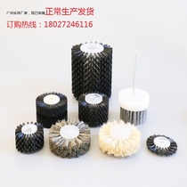 Normal start factory custom industrial circular roller nylon cylindrical roller small Brush Hollow round wheel