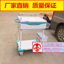 abs medicine delivery car with drawer silent ambulance car ABS cart multi-function rescue vehicle