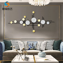 Modern metal wall decoration sofa background wall light luxury wall hanging living room wall decoration pendant bedroom three-dimensional hanging decoration