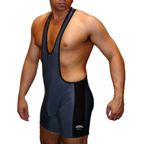 Badiace mens middle and low waist double color wrestling uniform fitness weightlifting training uniform printing LOGO