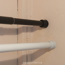 HEGALY) thick telescopic rod strong strut Spring non-perforated curtain rod rental house does not hurt the wall