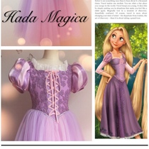 HadaMagica 2020 new Lepe Rapunzel dress girl dress violets 10 Christmas