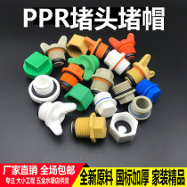 4 Minutes Ppr Silk Jam Outer Silk Choke Plug 6 points 1 inch 2025 Plastic external tooth Inner tooth choke plug Pressure Water Pipe Joint Fitting