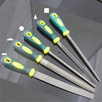 Shengda Tool Plastic Handle Square Round Semi-circle Triangular Flat File Shaping P4 Die With Steel Filing Knife Mid Tooth 