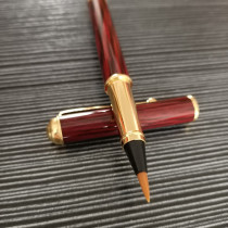Red sandalwood wolves soft pen gold steel brush thin brush brush scrimbook pen pen pure wolf brush