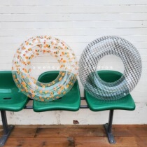 Awensy Korean minnow children underarm circle ins Net red flower lattice swimming ring thickening buoyancy circle