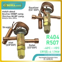 1 7KW R404A thermal expansion valve for medical slicers such as CM1950 (SC18CL compressor)