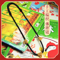 High-end Thai Buddha brand chain necklace lanyard chain men and women single hanging double hanging three hanging hand woven wire rope multi hanging