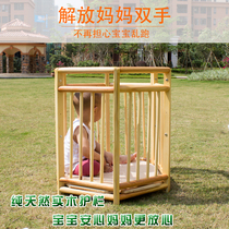 Baobao Safety Station Column Baby School Station Childrens Station Wooden Station Barrel Baby Protective Fence Baby Walker