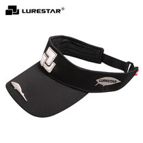 Fishing hat Open top visor Mens summer outdoor sports fishing breathable sun protection cool Luya hat