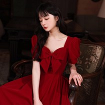 Fat mm200 kg toast brides 2021 New Home dress dress dress women size usually can wear temperament autumn