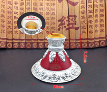 Silver small pure copper red leather warp wheel base Lotus warp tube-Asian green warp wheel applicable base