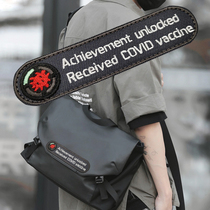 vaccination Embroidery Velcro Medal vaccination Logo vaccination Backpack Long Sticker