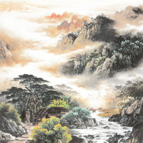 Four-foot Doufang Chinese painting boutique landscape (long-standing) unmounted picture core sales (P)