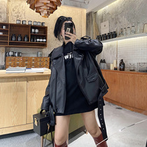 AC happiness tentacle 2021 autumn and winter New Qin Qin Zhang Jinyu with imported sheep leather leather women