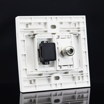 86 type HDMI high-definition elbow in-line TV TV socket panel 90 degree L-type HDMI TV wall plug switch