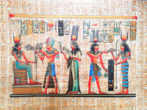 Egyptian original Imported papyrus painting characteristic ethnic decorative painting creative handmade artwork Egypt certificate