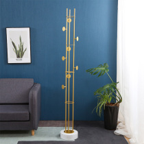 ins Net red designer coat rack floor marble stainless steel Nordic post-modern living room bedroom hanger