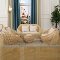 Rattan Sloth Person Creative Casual Sofa Chair Tatami Balcony Bedroom Vines Chair Single Double Trio position Composition