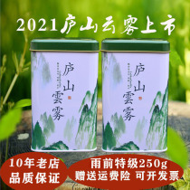 Lushan Yunwu Tea Super Class 2021 New Tea Alpine Rain Front Jiangxi Green Tea Jiujiang 250g Canned Strong Flavor