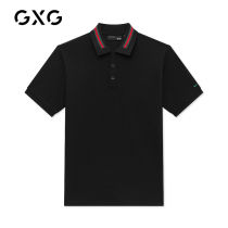 GXG mens clothing (Sven series) 2021 summer new product Contrast color neckline business short-sleeved polo shirt Paul shirt