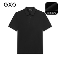 GXG mens clothing (Sven series)21 years of summer new business cotton bead polo shirt mens Paul shirt