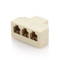 Telephone branch box one-point three-splitter junction box telephone line splitter plug-in Fax Machine
