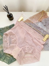 Soft to fry ~ large version ultra-thin cool breathability sensation lace speed dry comfort without clamping hip waist and womens underwear
