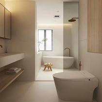  Foshan Xiaoshu building materials minimalist milk white rice white whole-body brick Wabi-sabi ceramic tile Bathroom floor concave and convex matte wall and floor tiles