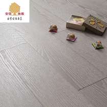 Anxin flooring oak solid wood vintage classic gray oak