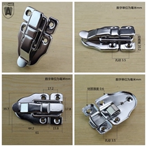 Anwang 3007 luggage buckle Luggage accessories Luggage lock Wooden box buckle Hanging buckle Middle box buckle British box buckle Iron Chrome